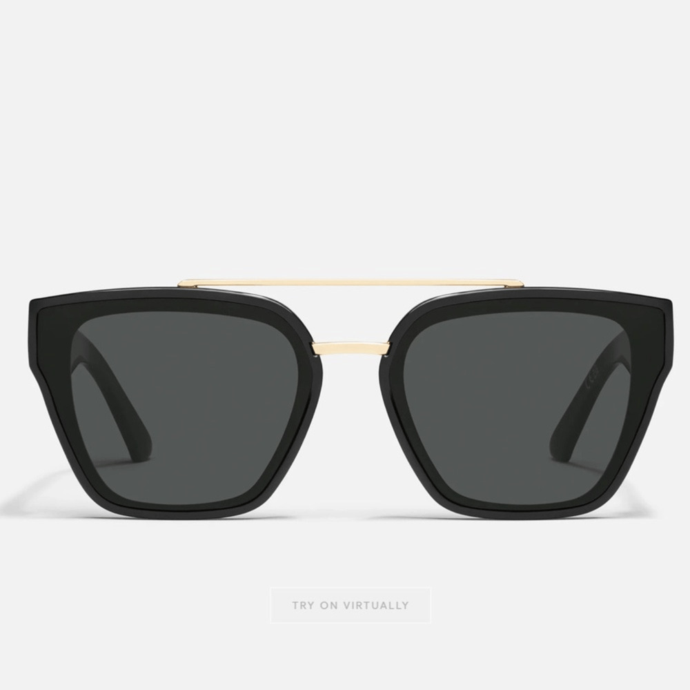 NEW! Quay sweetalker Black Sunglasses with Gold Accents